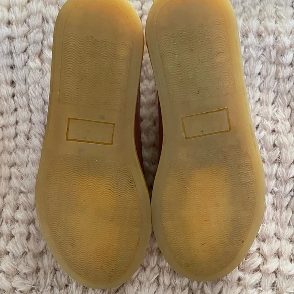 Pairs In Paris Blush Leather Zip Sneakers designed in Paris made in Portugal - Picture 15 of 16